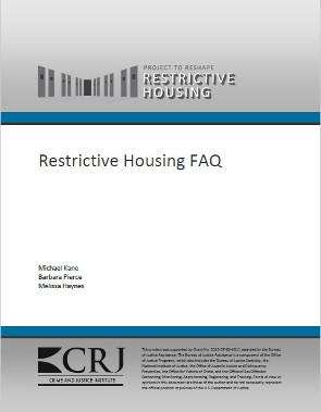 Restrictive housing FAQ