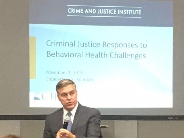 Criminal Justice responses to behavioral health challenges presentation