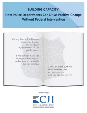 How police department can drive positive change without federal intervention front page