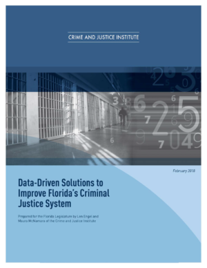 data driven solutions to improve florida's criminal justice system front page