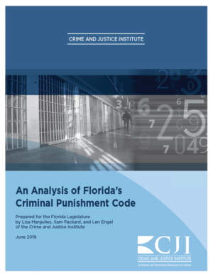 an analysis of Florida's criminal punishment Code front page