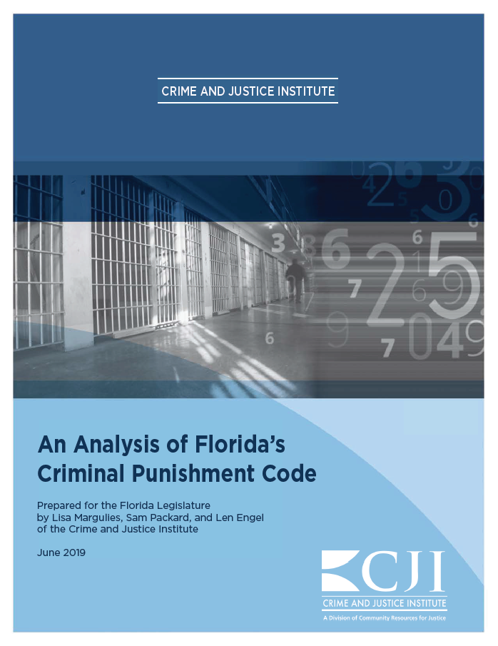 an analysis of florida's criminal punishment code front page