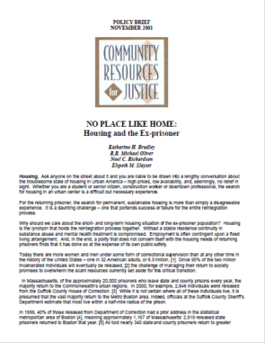 No place like home housing front page