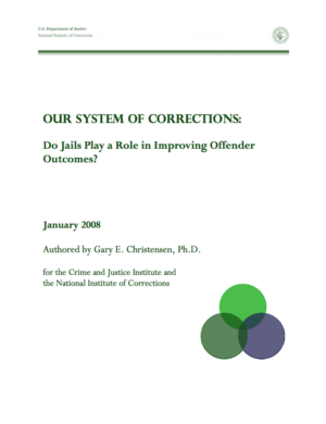 Our system of corrections front page