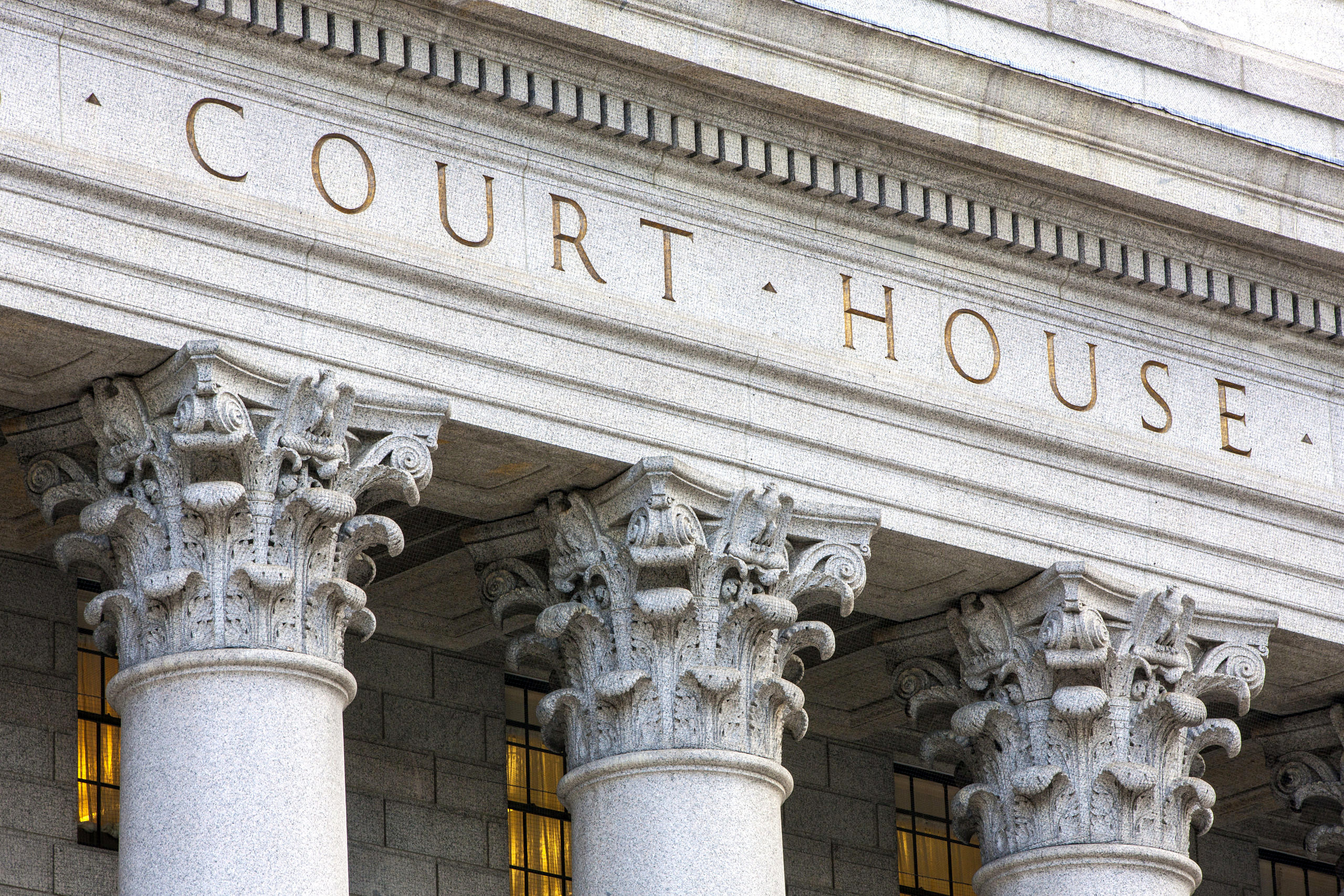 Exterior of a courthouse