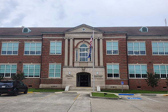 Exterior of Louisiana building