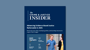 Mockup of The Crime & Justice Insider email newsletter